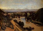 Corot Camille The bridge of Narnl painting